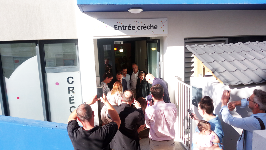 inauguration creche bulle de vie - enfants