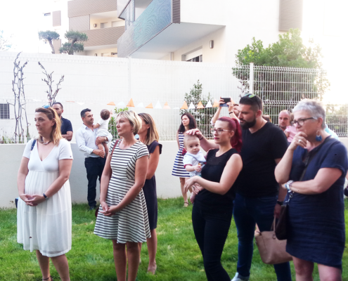 inauguration creche bulle de vie - parents